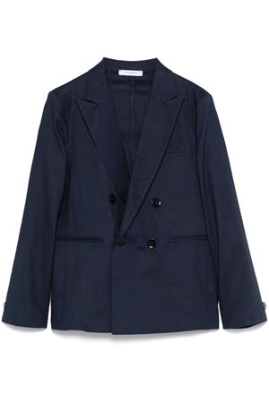 giacca in viscosa blu PAOLO PECORA KIDS | PP3904BLU